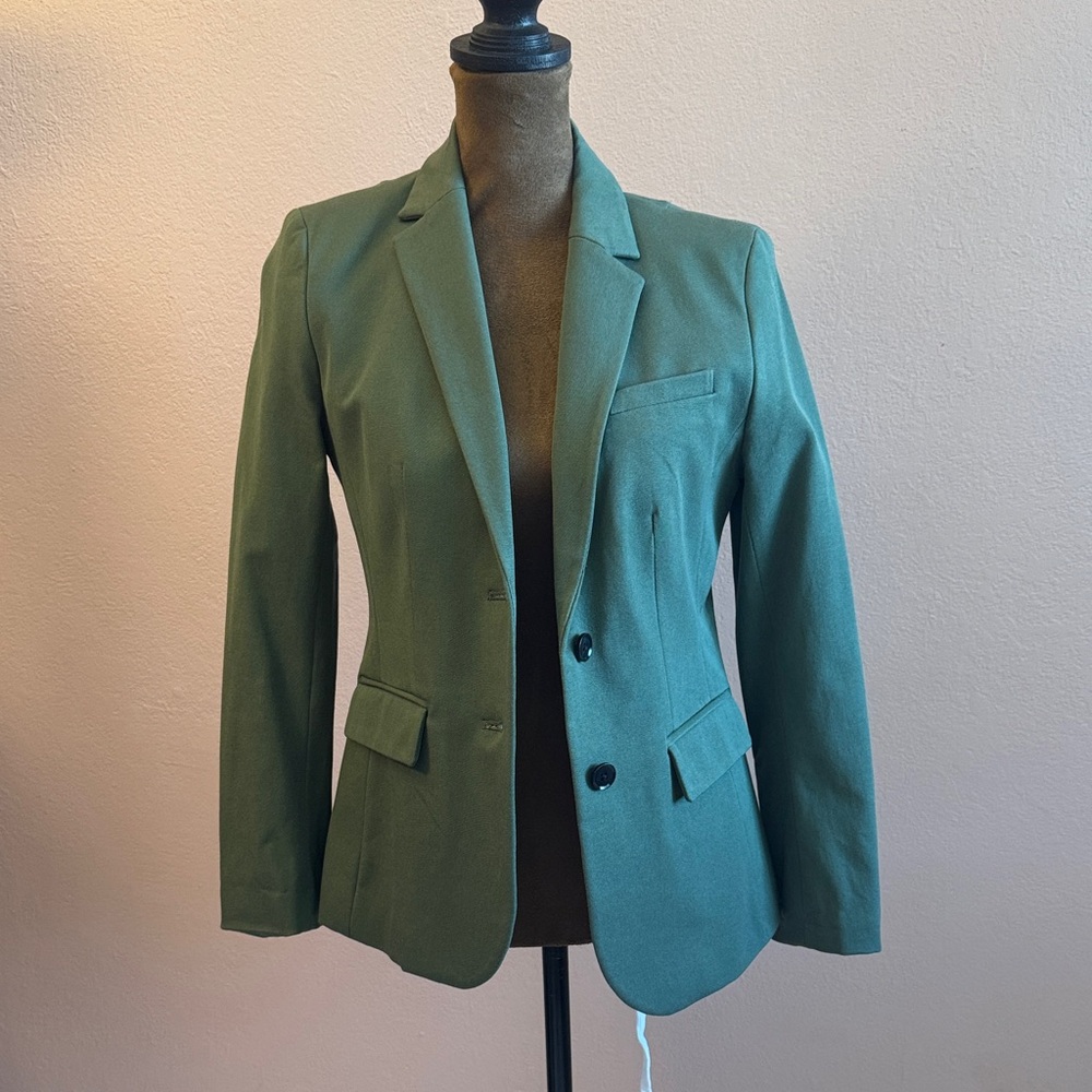 Banana Republic Elegant Green Suit Jacket